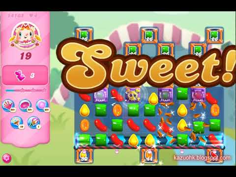 Candy Crush Saga Level 14162 (3 stars, NO boosters)