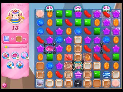 Candy Crush Saga Level 13748 - NO BOOSTERS | SKILLGAMING ✔️