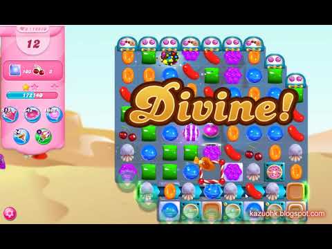 Candy Crush Saga Level 12570 (3 stars, No boosters)