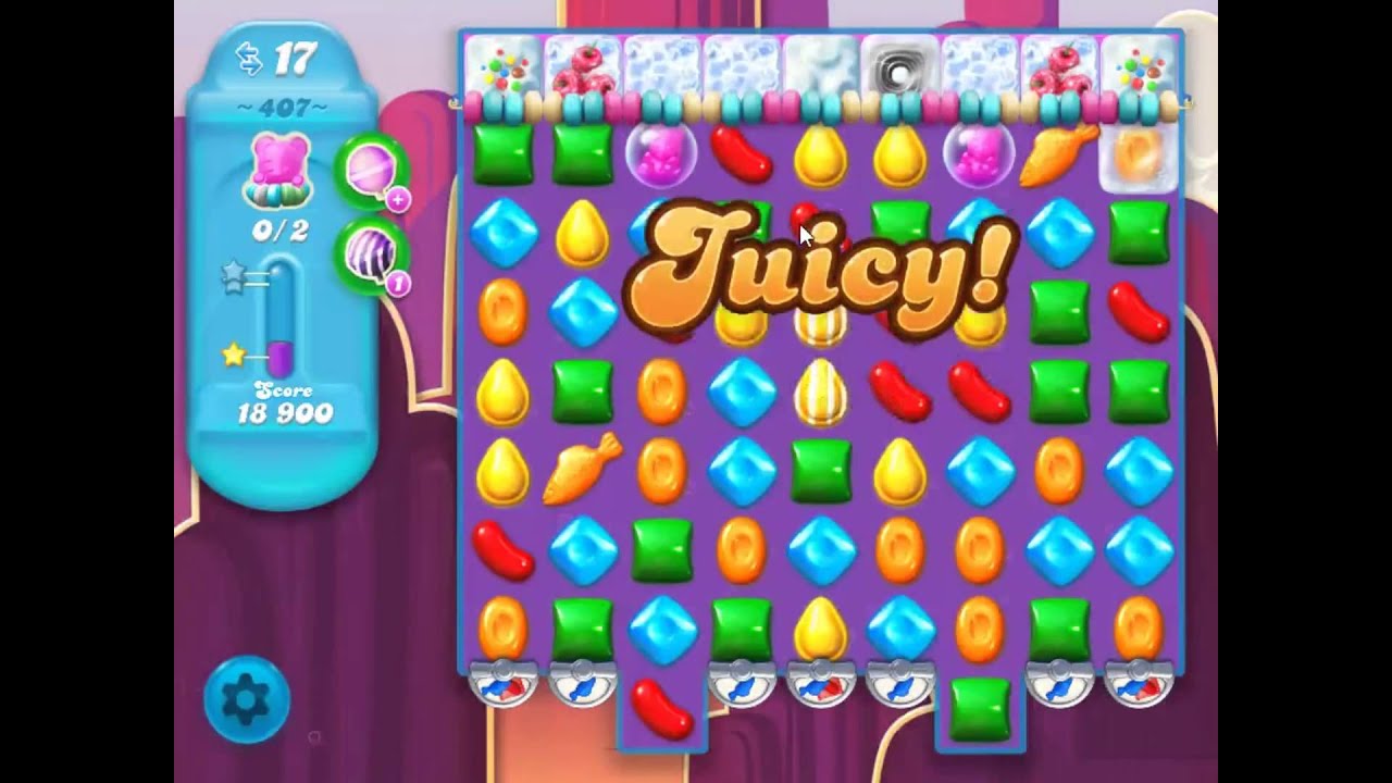 Candy Crush Soda Saga Level 407