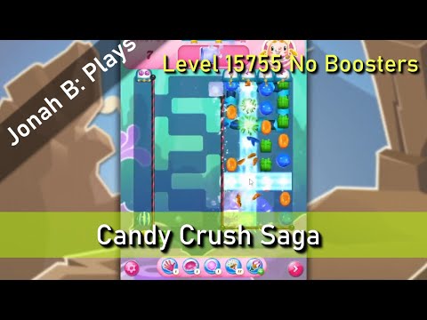 Candy Crush Saga Level 15755 No Boosters