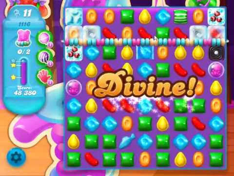 Candy Crush Soda Saga Level 1116 - NO BOOSTERS