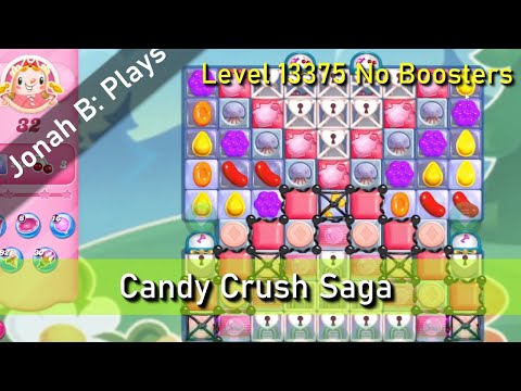 Candy Crush Saga Level 13375 No Boosters