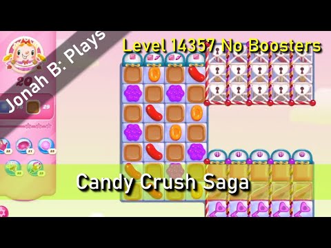 Candy Crush Saga Level 14357 No Boosters