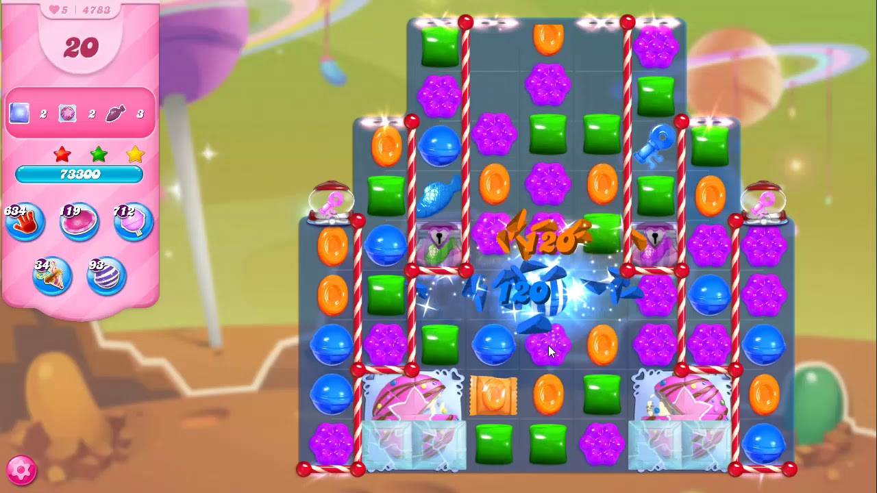 Candy Crush Saga Level 4783 NO BOOSTERS