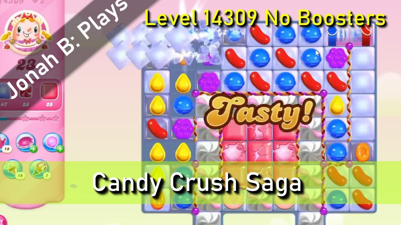 Candy Crush Saga Level 14309 No Boosters