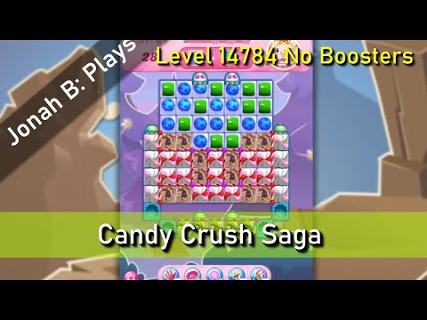 Candy Crush Saga Level 14784 No Boosters