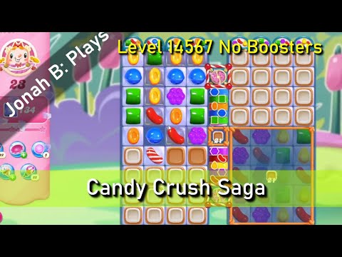 Candy Crush Saga Level 14567 No Boosters