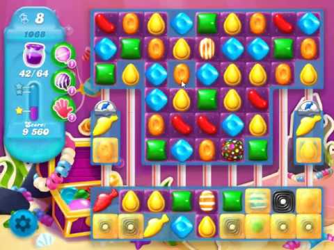 Candy Crush Soda Saga Level 1068 - NO BOOSTERS