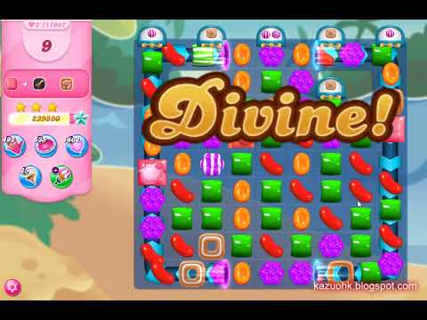 Candy Crush Saga Level 11087 (3 stars, No boosters)