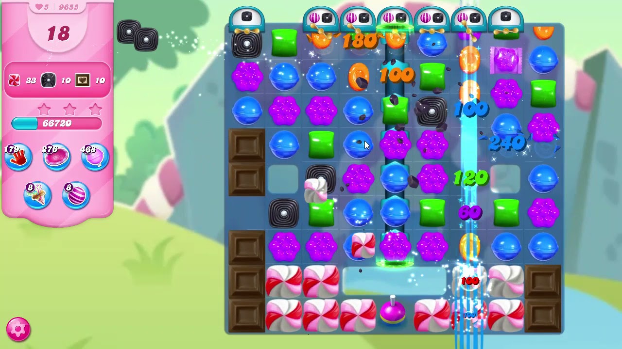 Candy Crush Saga Level 9655 NO BOOSTERS