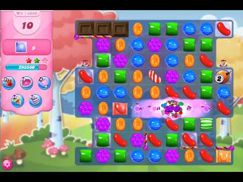 Candy Crush Saga Level 4340 NO BOOSTERS