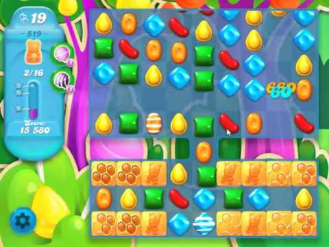 Candy Crush Soda Saga Level 519