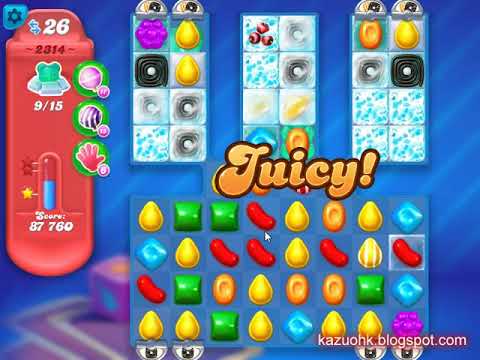 Candy Crush Soda Saga Level 2314 (3 stars, NO booster)