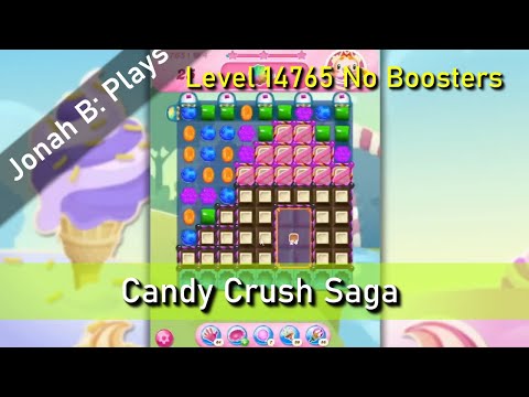 Candy Crush Saga Level 14765 No Boosters