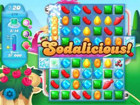 Candy Crush Soda Saga Level 879 - JUST FOLLOW MY STEPS