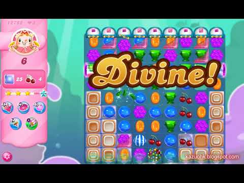 Candy Crush Saga Level 12752 (2nd version, 3 stars, No boosters)