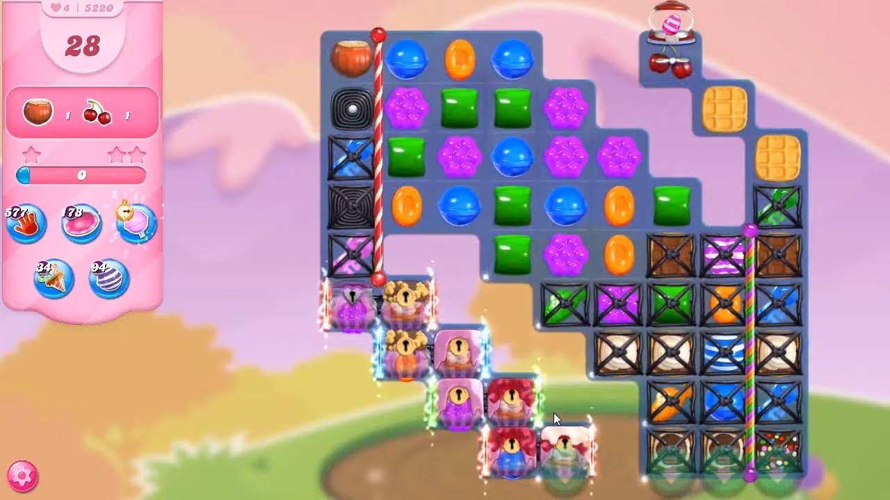 Candy Crush Saga Level 5220 NO BOOSTERS