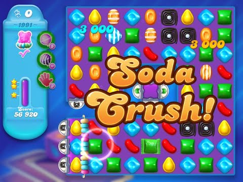 Candy Crush Soda Saga Level 1991 (3 stars, NO boosters)