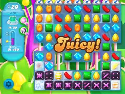 Candy Crush Soda Saga Level 518