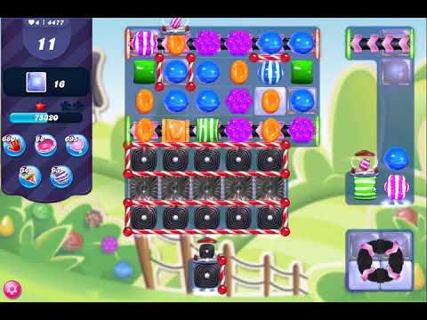 Candy Crush Saga Level 4477 NO BOOSTERS