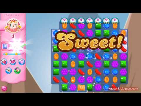 Candy Crush Saga Level 12850 (Impossbile without boosters in 2nd version)