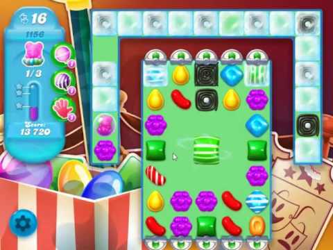 Candy Crush Soda Saga Level 1156 - NO BOOSTERS