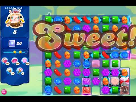 Candy Crush Saga Level 13963 (3 stars, NO boosters)