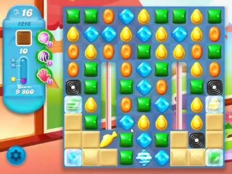 Candy Crush Soda Saga Level 1216 - NO BOOSTERS