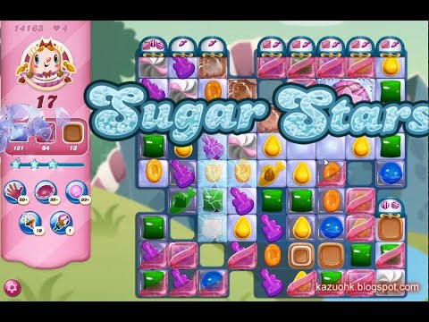 Candy Crush Saga Level 14163 (Sugar stars, NO boosters)