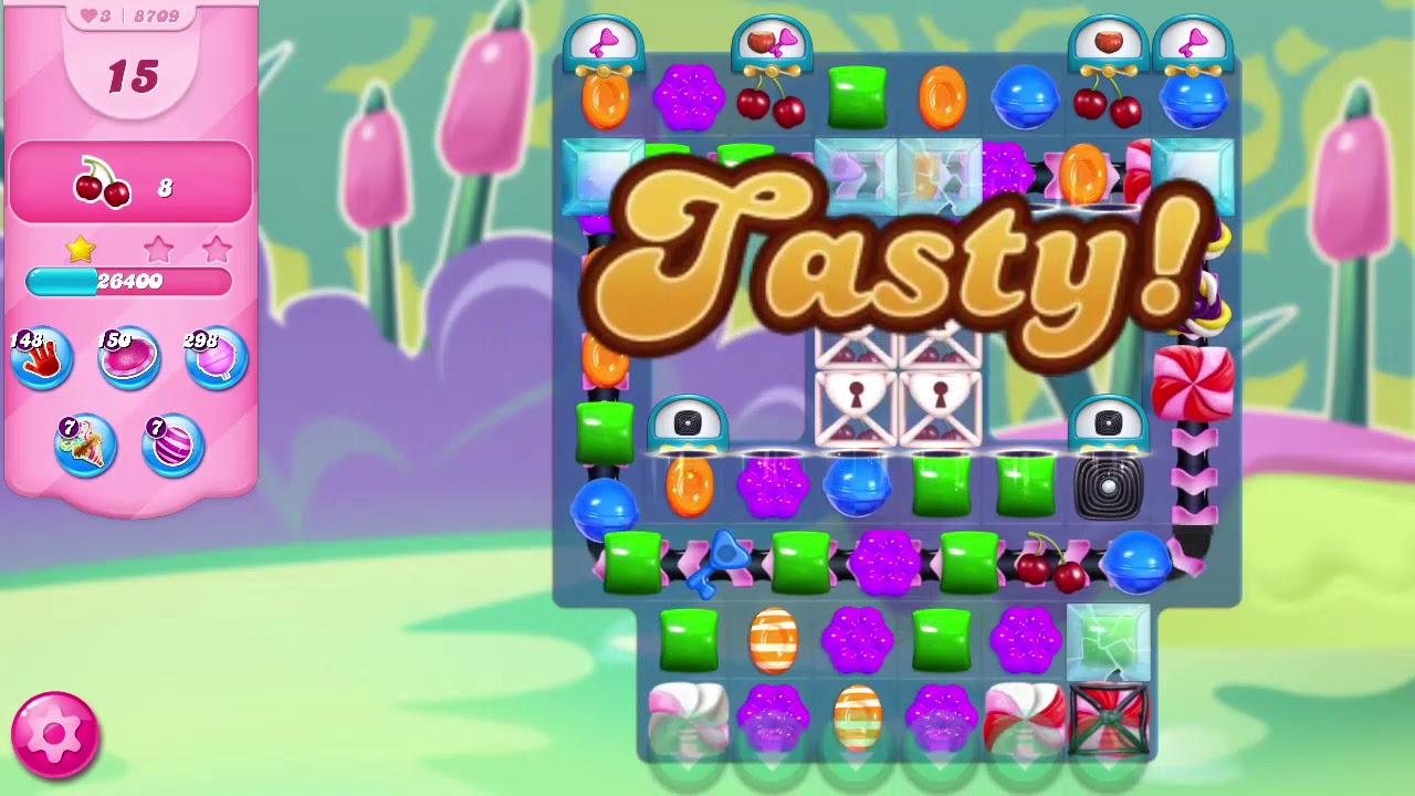 Candy Crush Saga Level 8709 NO BOOSTERS