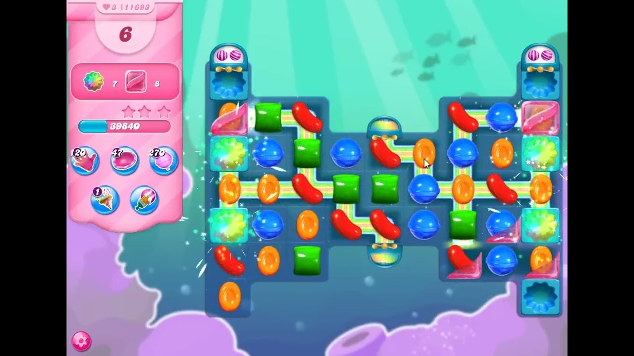 Candy Crush Saga Level 11693 - NO BOOSTERS | SKILLGAMING ✔️