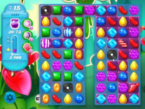 Candy Crush Soda Saga Level 1491 - NO BOOSTERS