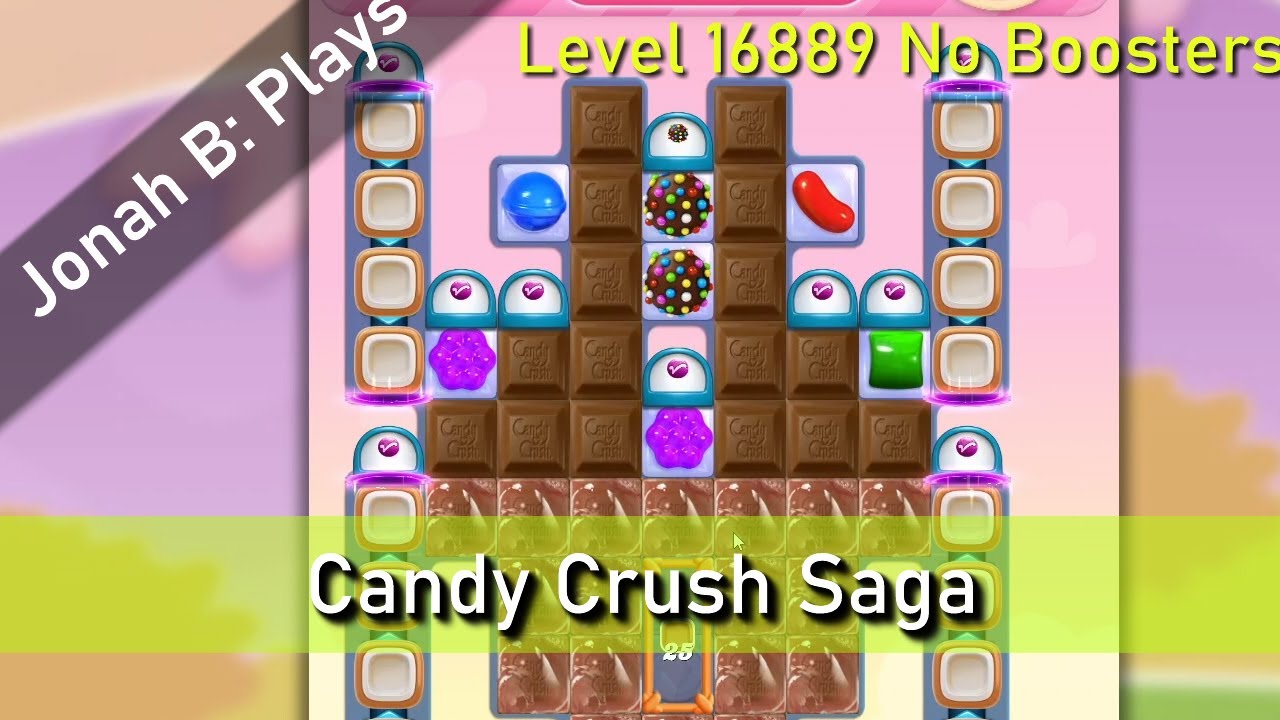 Candy Crush Saga Level 16889 No Boosters