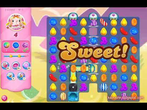 Candy Crush Saga Level 14592 (3 stars, Free boosters)