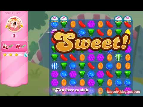 Candy Crush Saga Level 12658 (3 stars, No boosters)