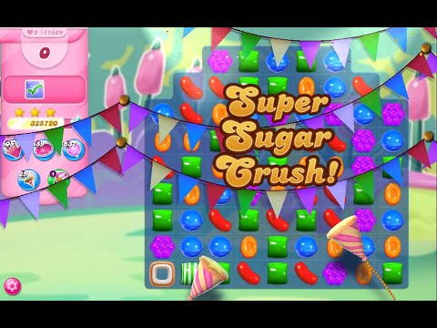 Candy Crush Saga Level 11569 (3 stars, No boosters)