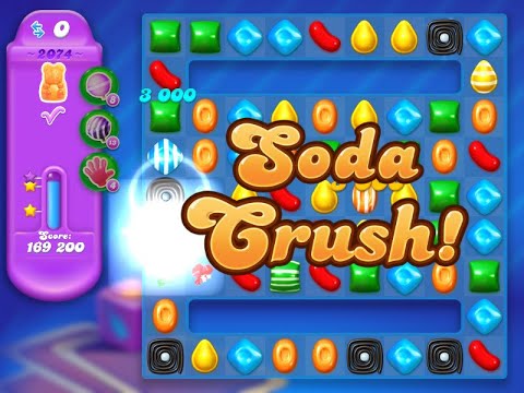 Candy Crush Soda Saga Level 2074 (NO boosters)