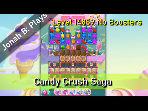 Candy Crush Saga Level 14859 No Boosters