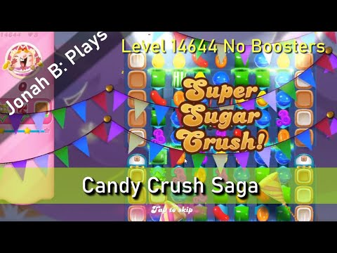 Candy Crush Saga Level 14644 No Boosters