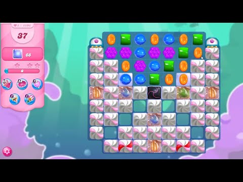 Candy Crush Saga Level 1191 NO BOOSTERS