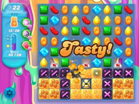 Candy Crush Soda Saga Level 932 - NO BOOSTERS