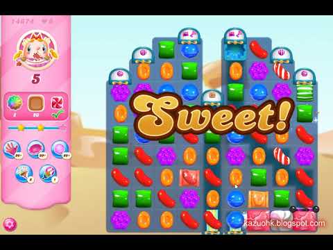 Candy Crush Saga Level 14674 (3 stars, NO boosters)