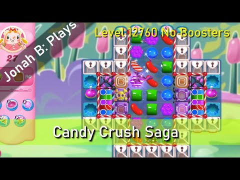 Candy Crush Saga Level 12760 No Boosters