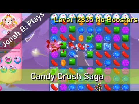 Candy Crush Saga Level 12835 No Boosters