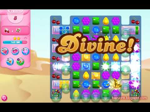 Candy Crush Saga Level 11517 (3 stars, No boosters)