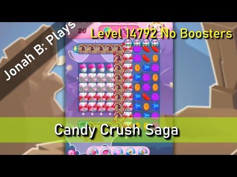 Candy Crush Saga Level 14792 No Boosters