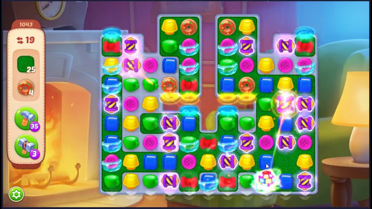 Homescapes Level 1043 - NO BOOSTERS 🏠 | SKILLGAMING ✔️