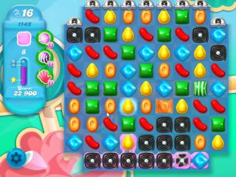 Candy Crush Soda Saga Level 1142 - NO BOOSTERS