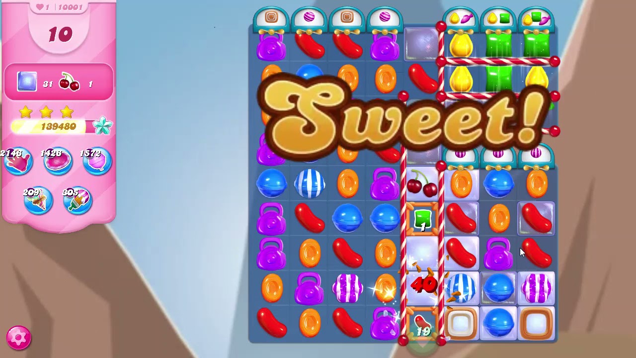 Candy Crush Saga Level 10001 NO BOOSTERS